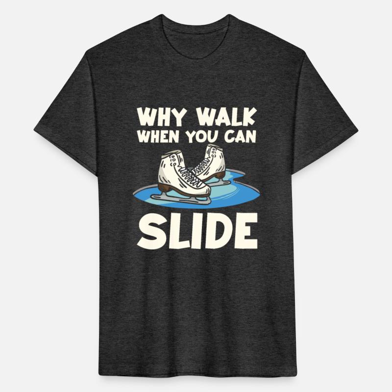 Why walk when you can slide Ice skating