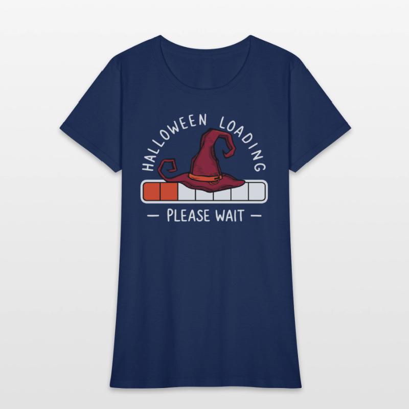 Witch Hat Saying Halloween Loading Please Wait