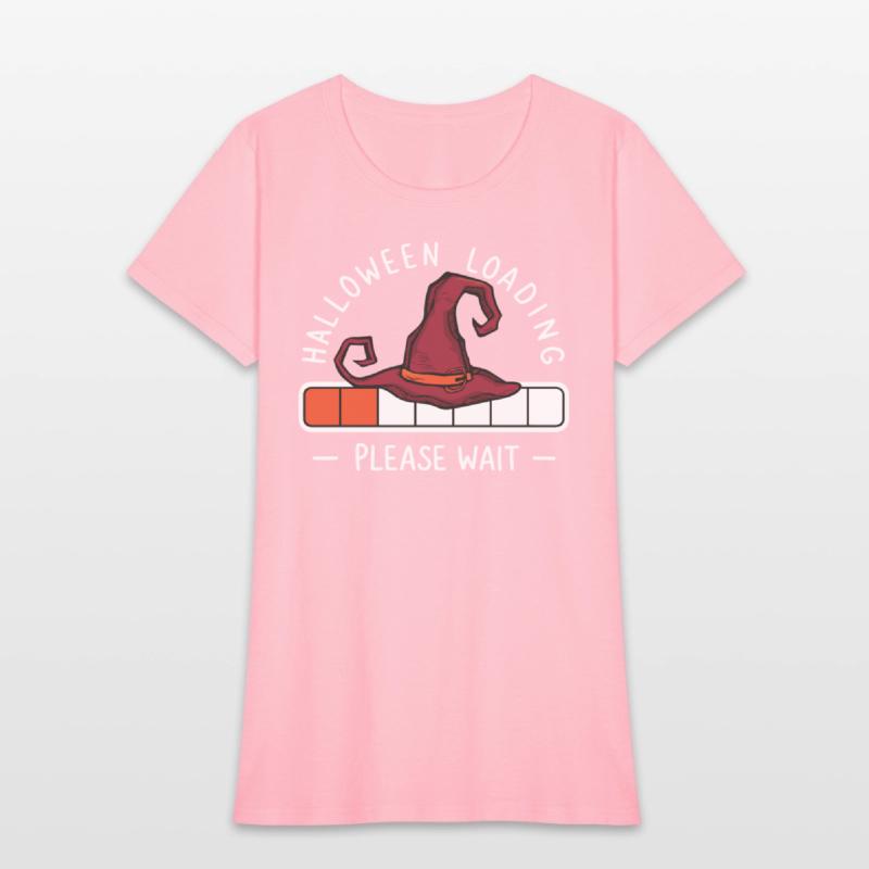 Witch Hat Saying Halloween Loading Please Wait