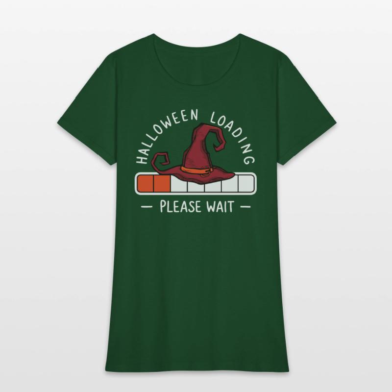 Witch Hat Saying Halloween Loading Please Wait