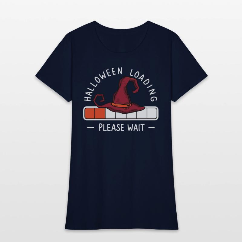 Witch Hat Saying Halloween Loading Please Wait