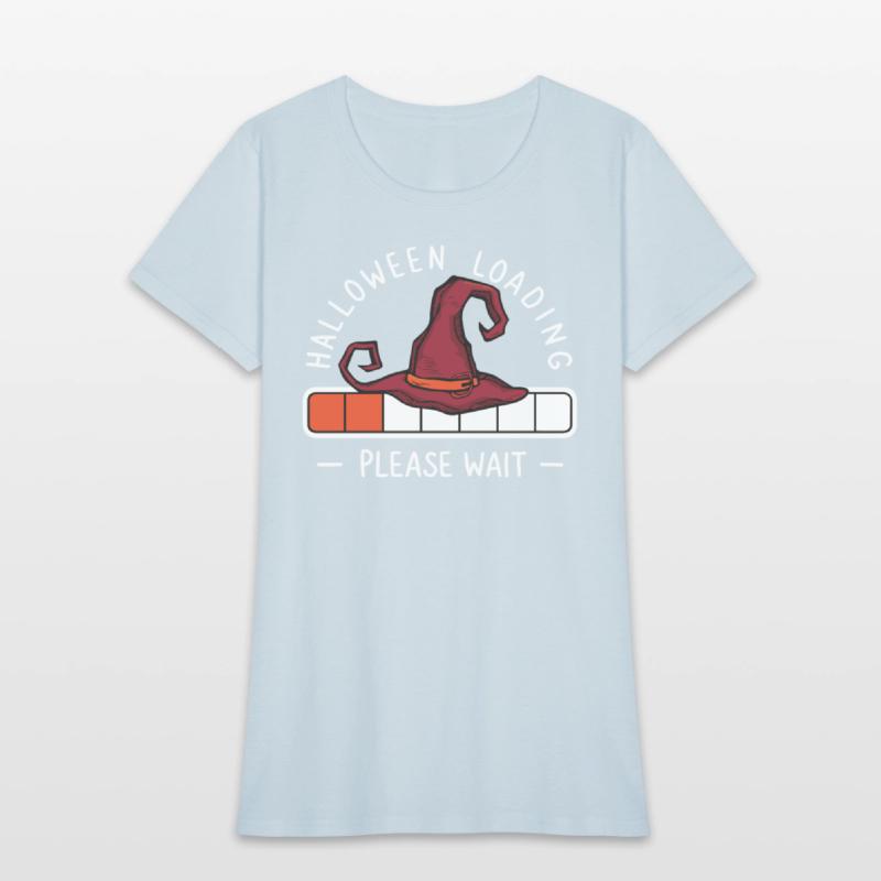 Witch Hat Saying Halloween Loading Please Wait