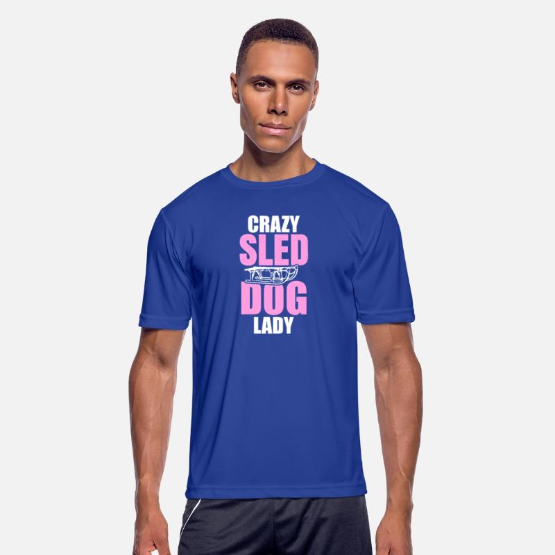 Womens Crazy Sled Dog Lady