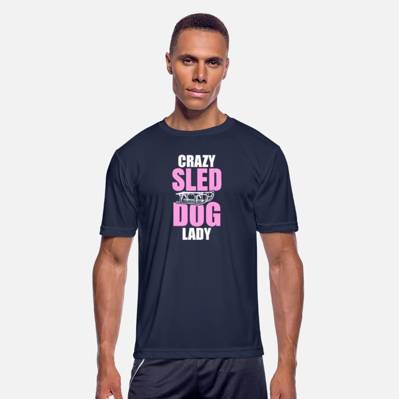 Womens Crazy Sled Dog Lady