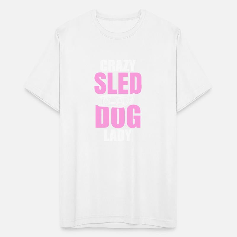 Womens Crazy Sled Dog Lady