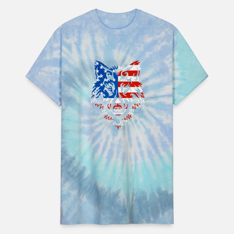 Woolf tattoos with US Flag