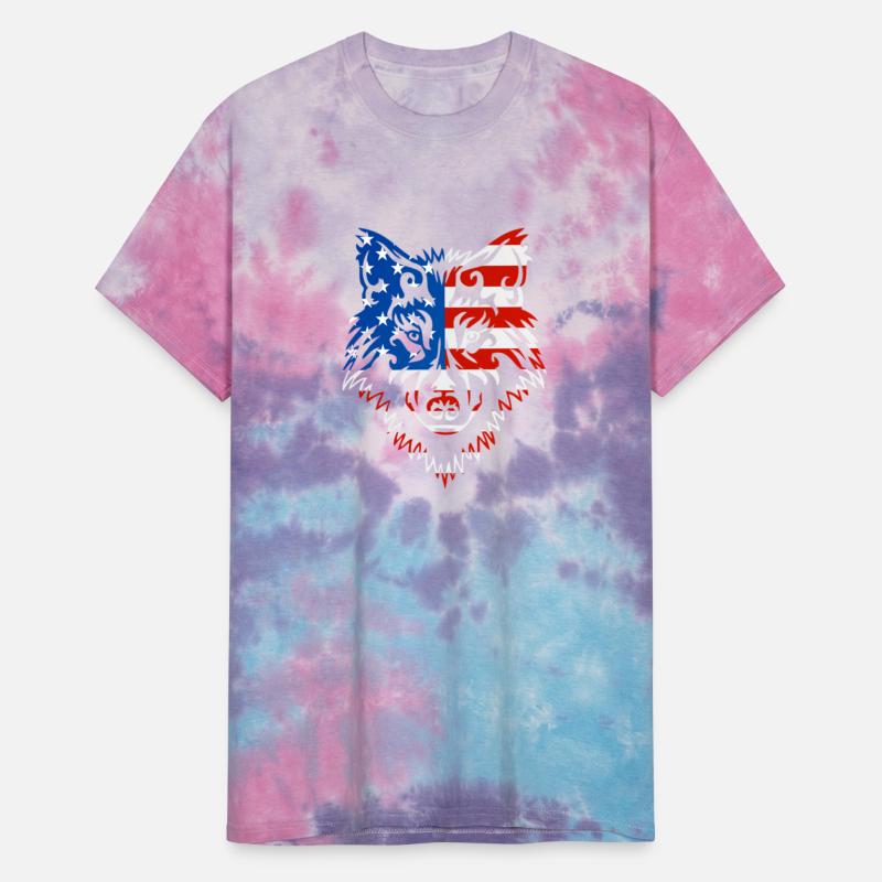 Woolf tattoos with US Flag