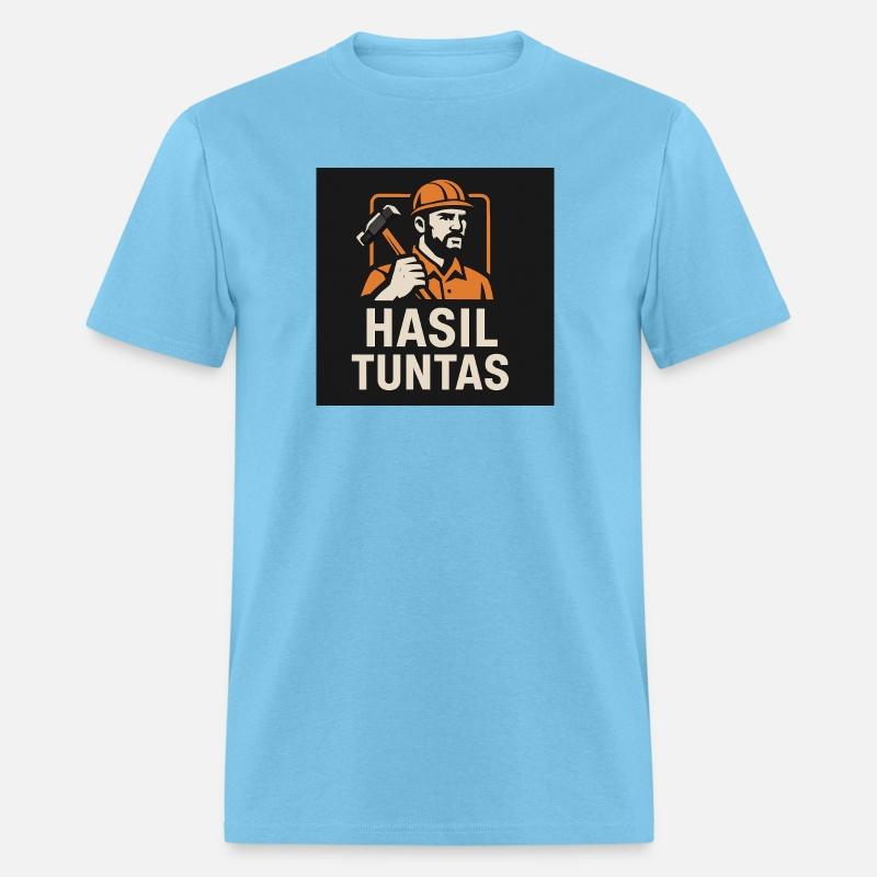 Worker with Hammer Hasil Tuntas Motif