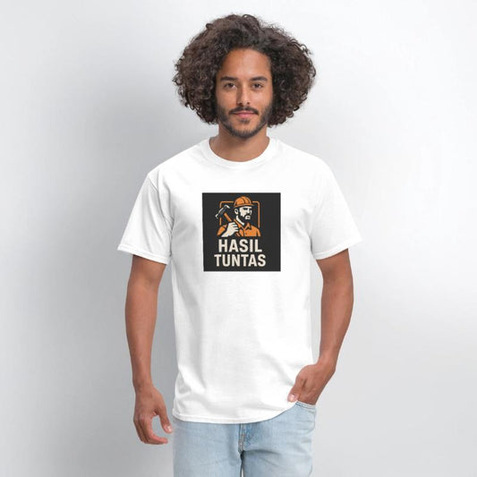 Worker with Hammer Hasil Tuntas Motif