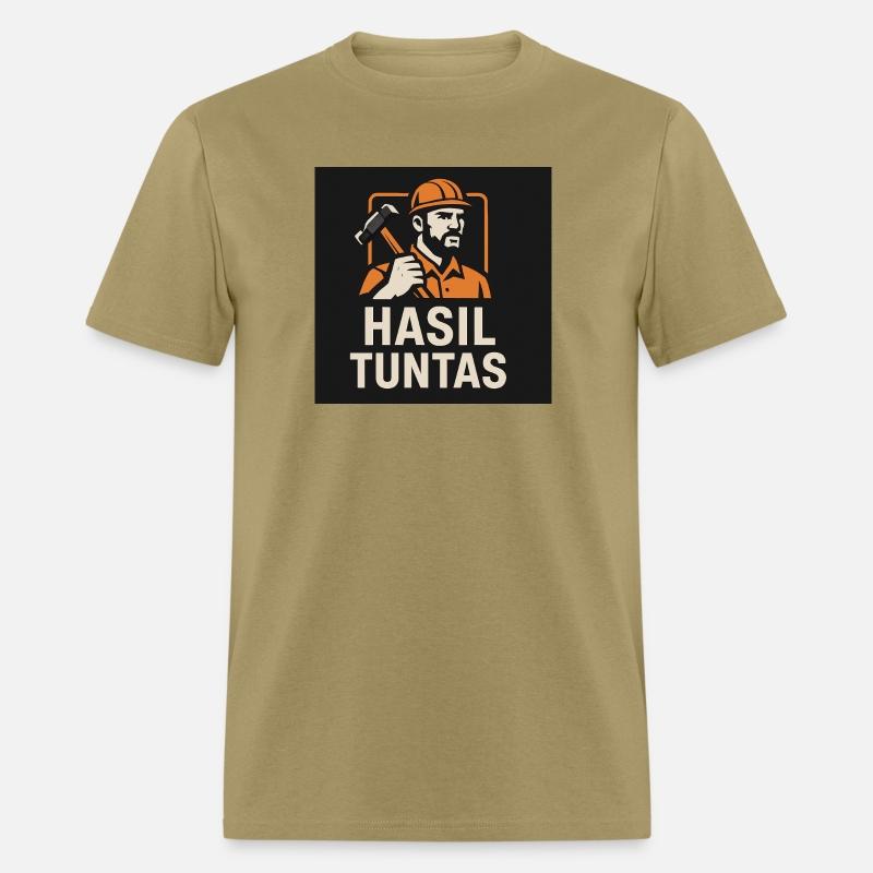 Worker with Hammer Hasil Tuntas Motif