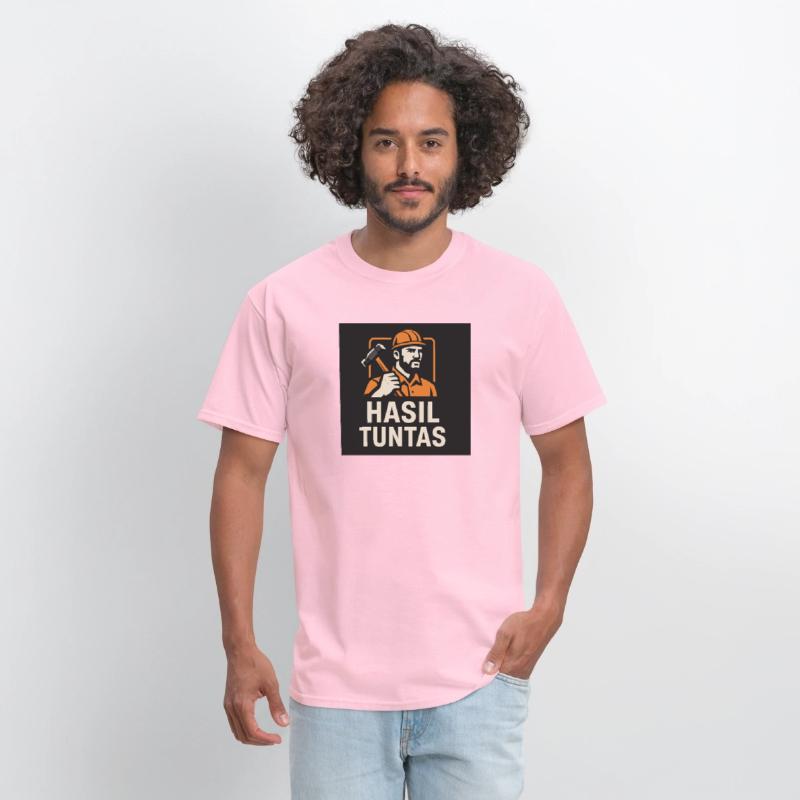 Worker with Hammer Hasil Tuntas Motif