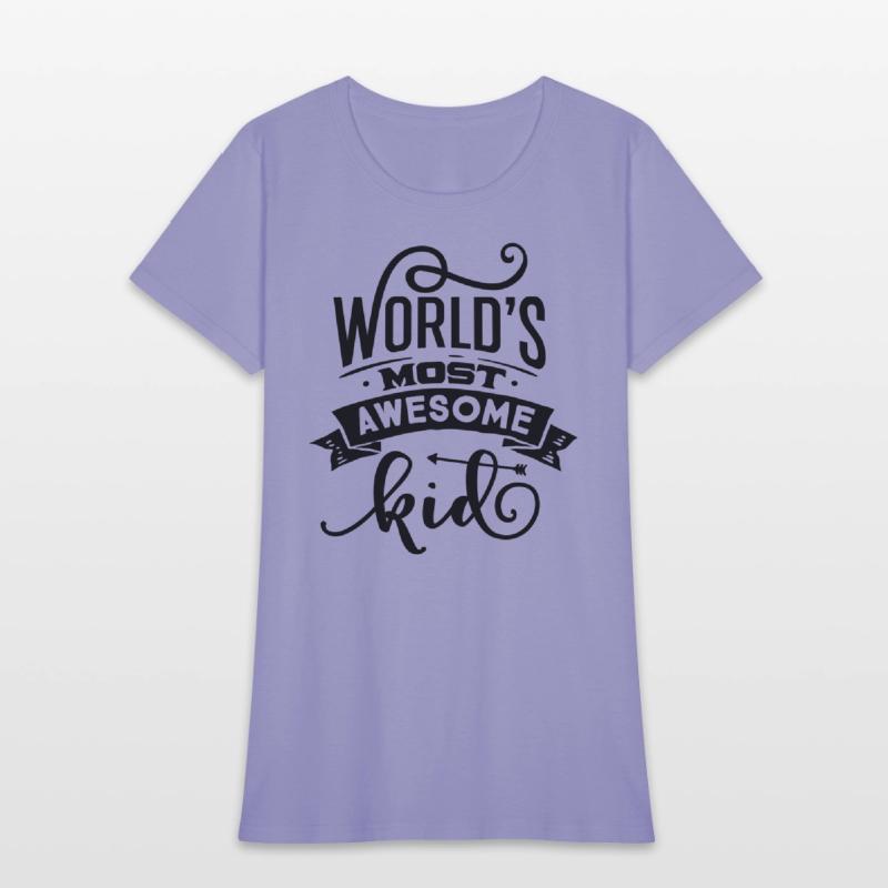 World s most awesome kid tshirt design