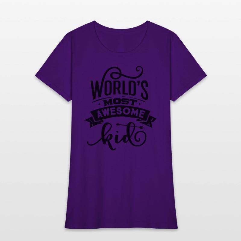 World s most awesome kid tshirt design