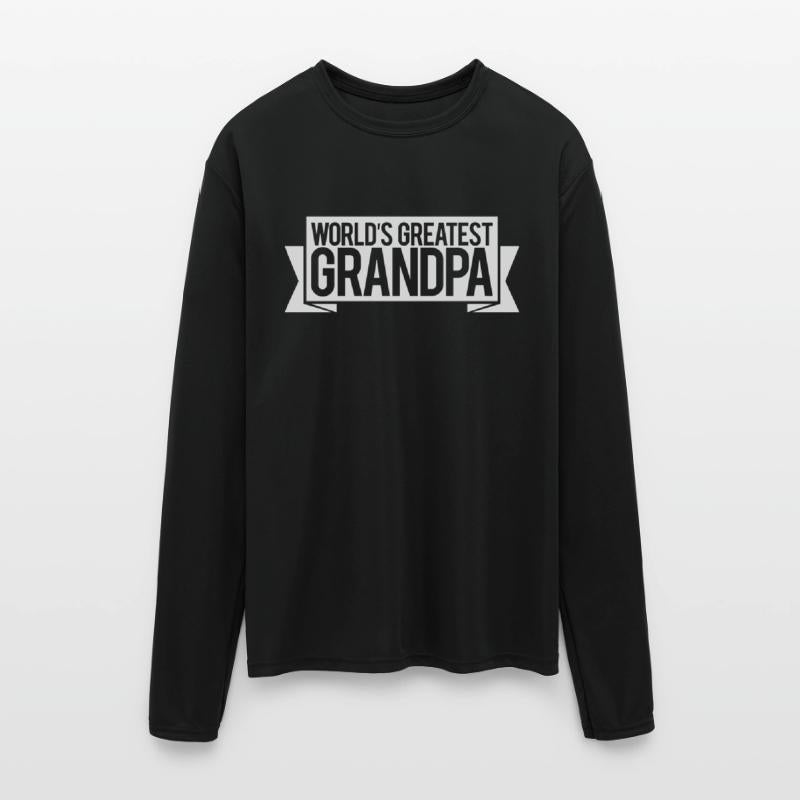 World's Greatest Grandpa Love Quote Saying Logo