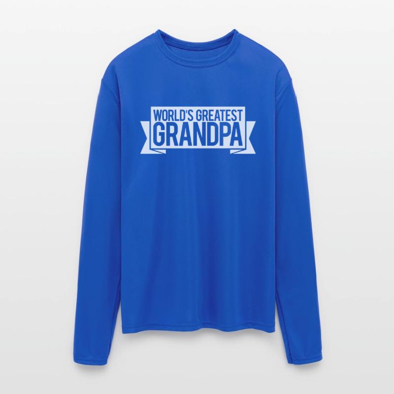 World's Greatest Grandpa Love Quote Saying Logo