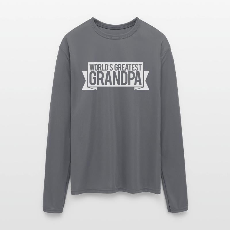 World's Greatest Grandpa Love Quote Saying Logo