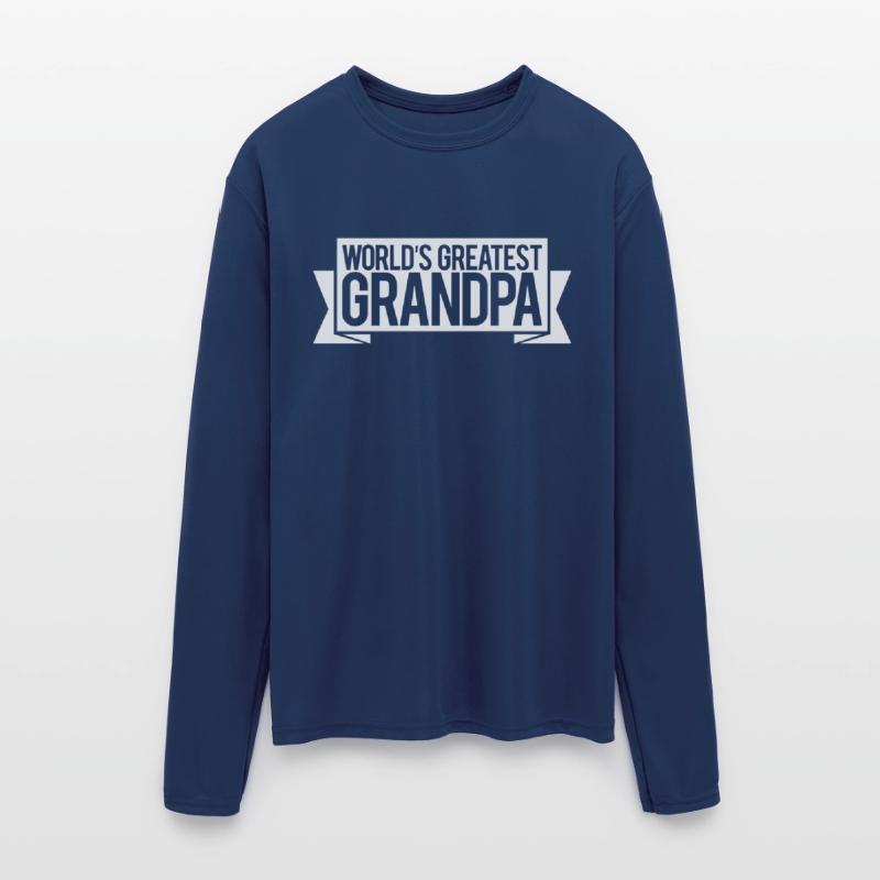 World's Greatest Grandpa Love Quote Saying Logo