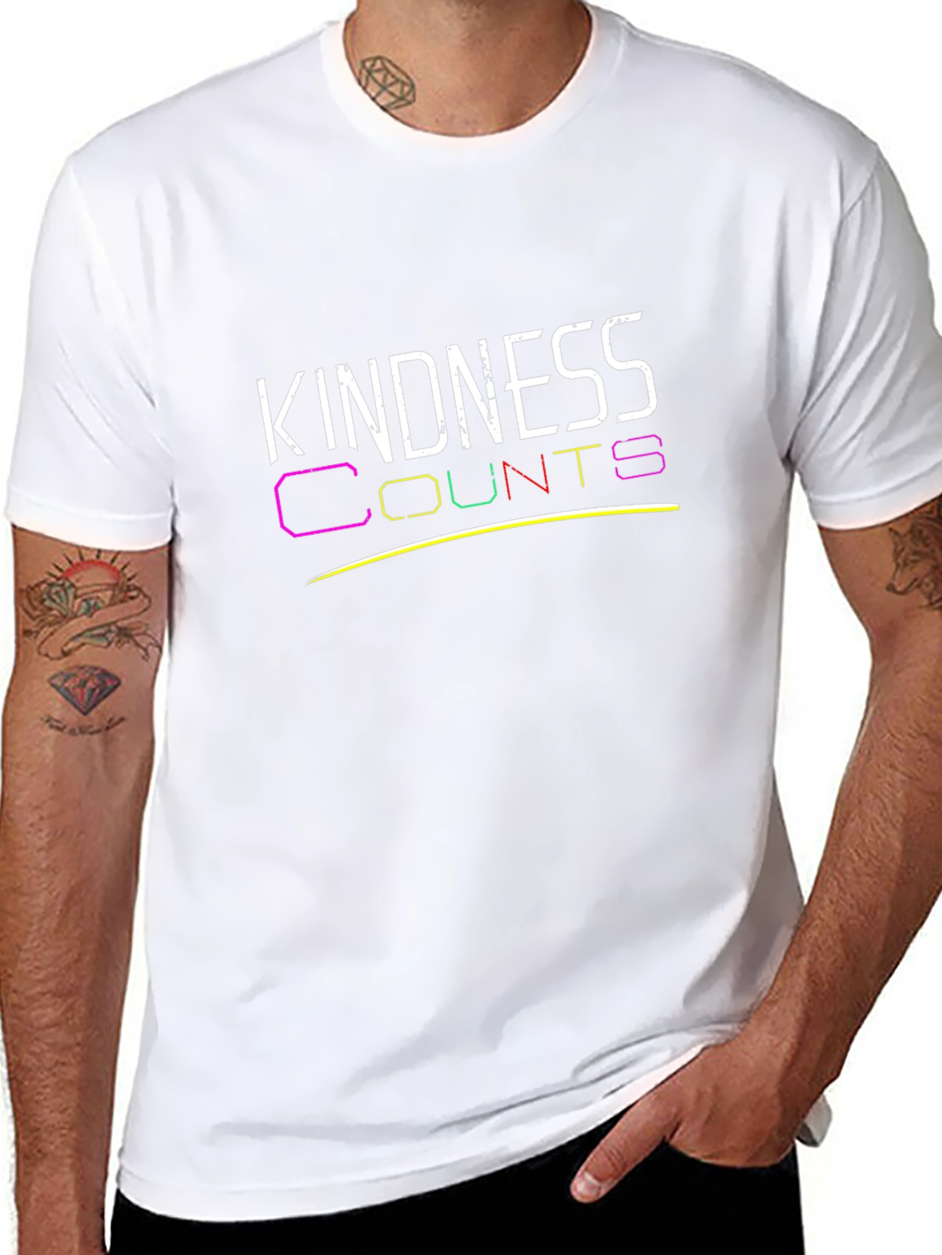 Kindness Counts Graphic Tee - Black