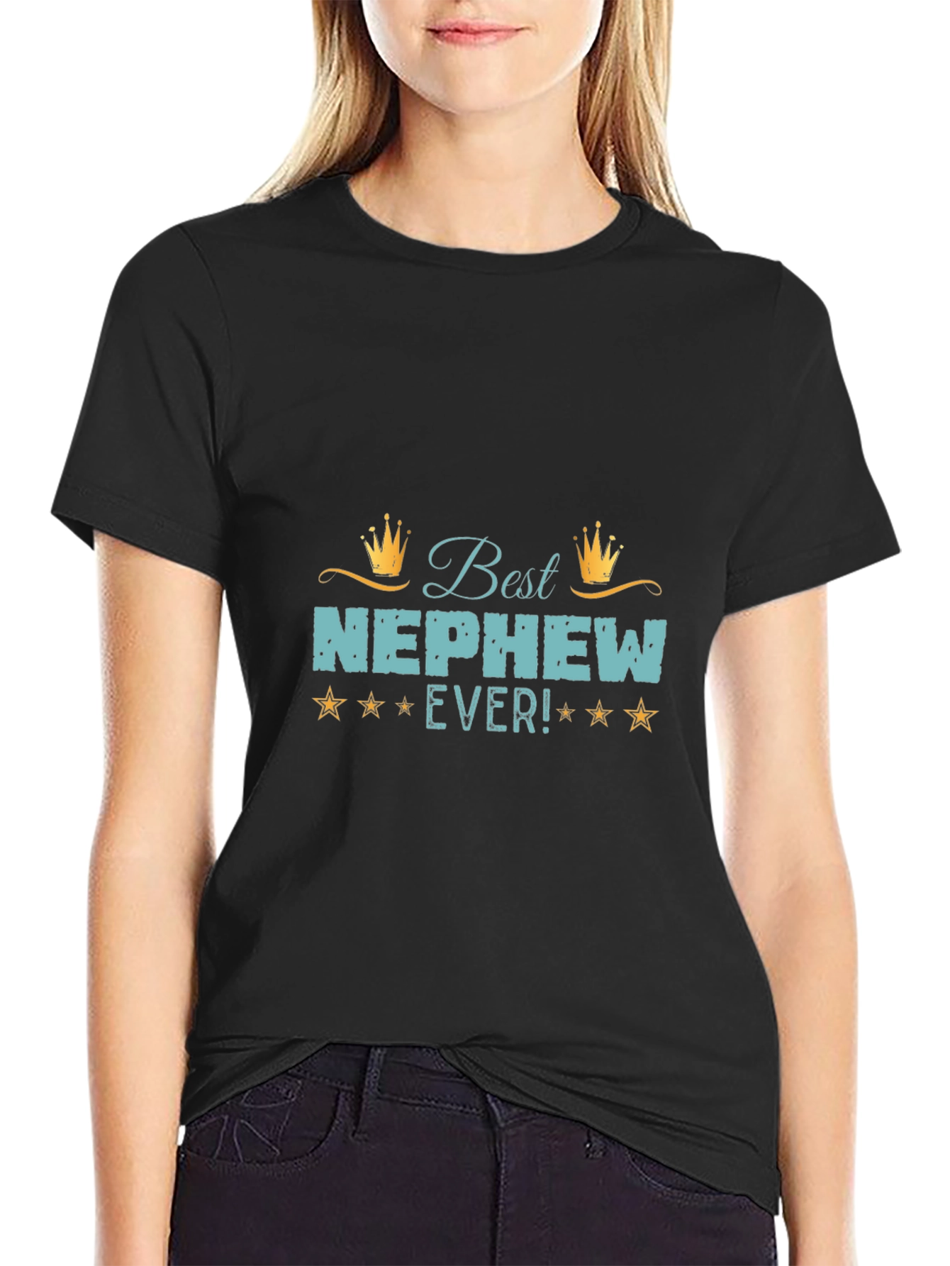 Best Nephew Ever Graphic T-Shirt - Novelty Tee