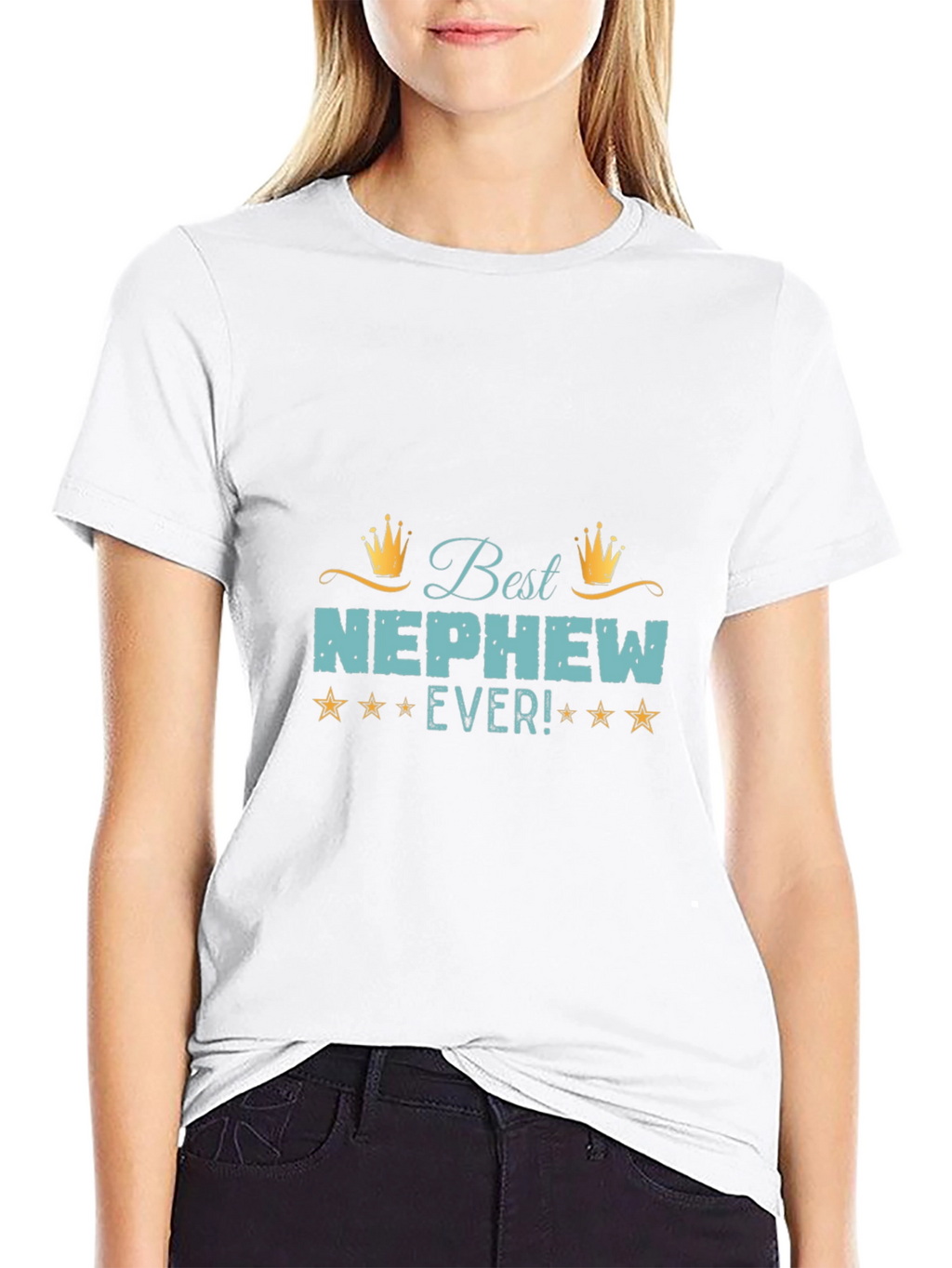 Best Nephew Ever Graphic T-Shirt - Novelty Tee