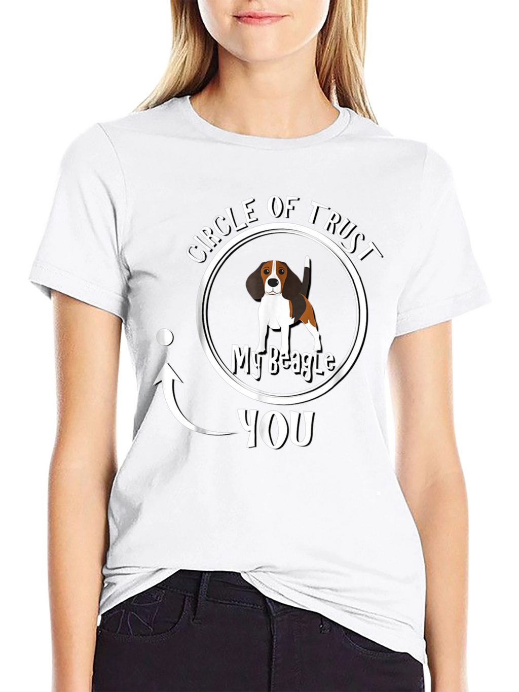 Circle of Trust My Beagle Mens Black T-Shirt