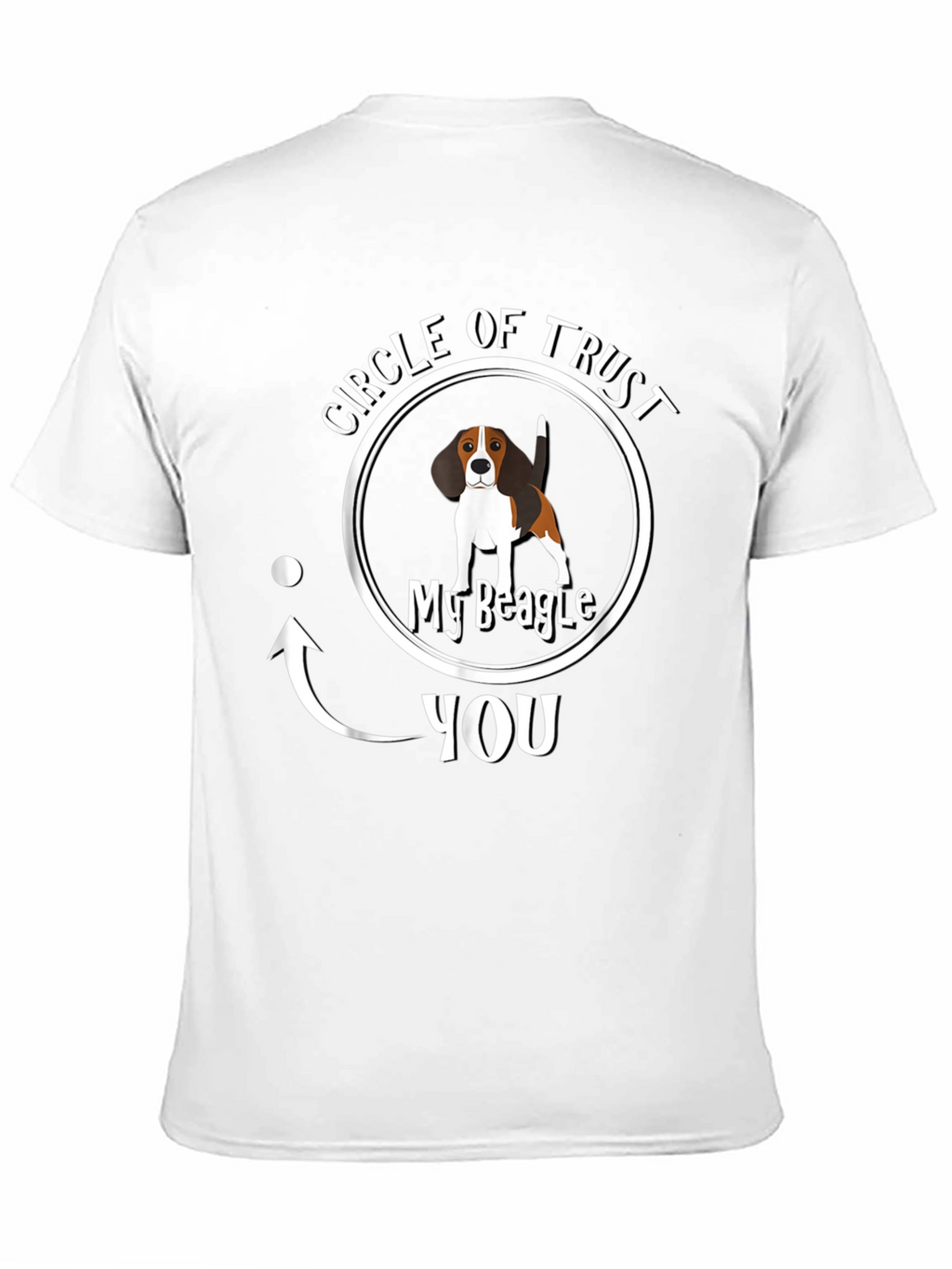 Circle of Trust My Beagle Mens Black T-Shirt