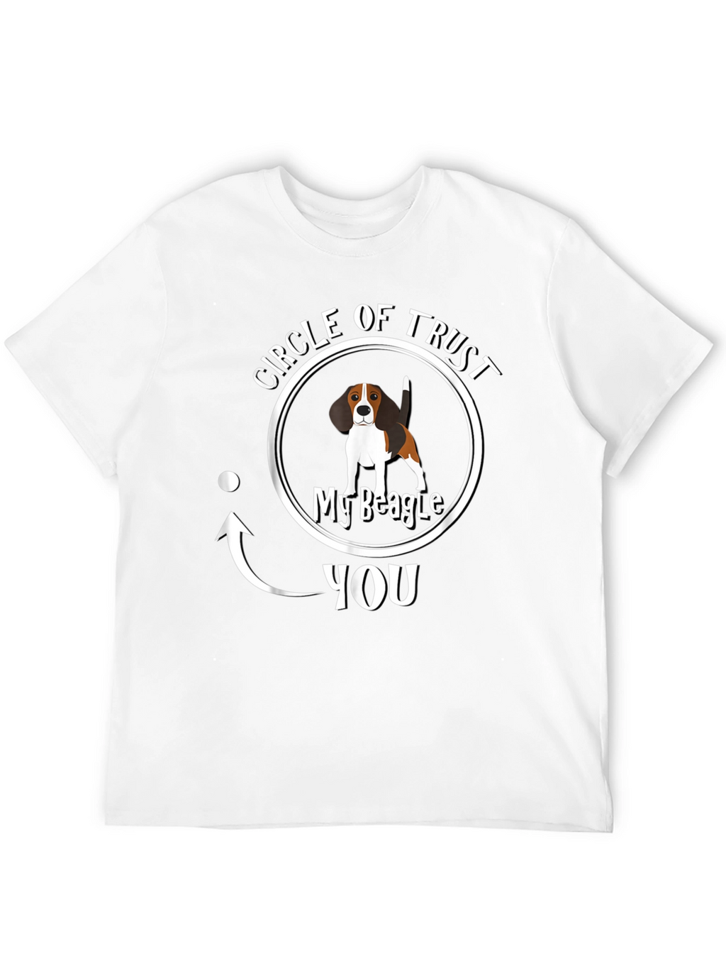 Circle of Trust My Beagle Mens Black T-Shirt