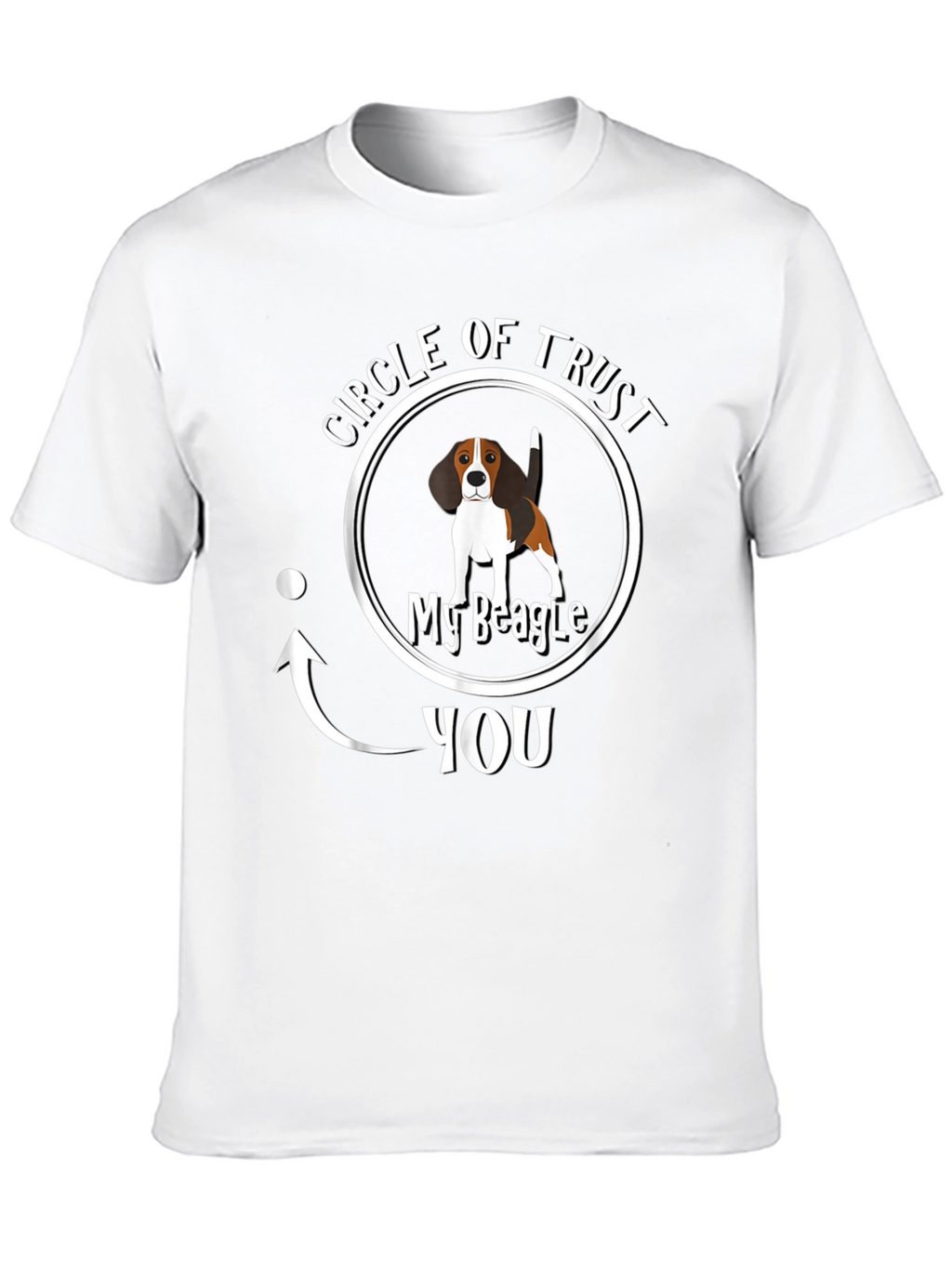 Circle of Trust My Beagle Mens Black T-Shirt