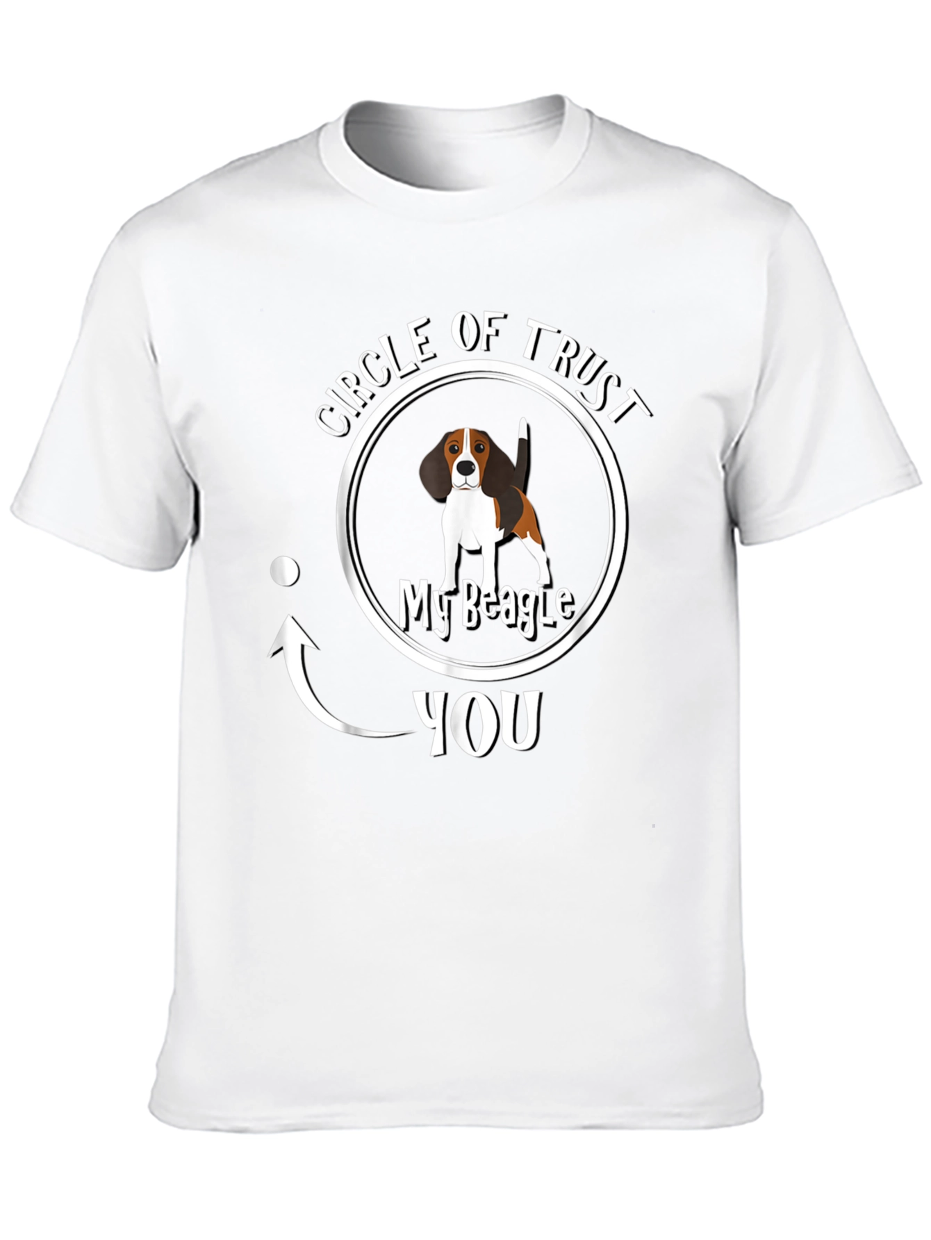 Circle of Trust My Beagle Mens Black T-Shirt