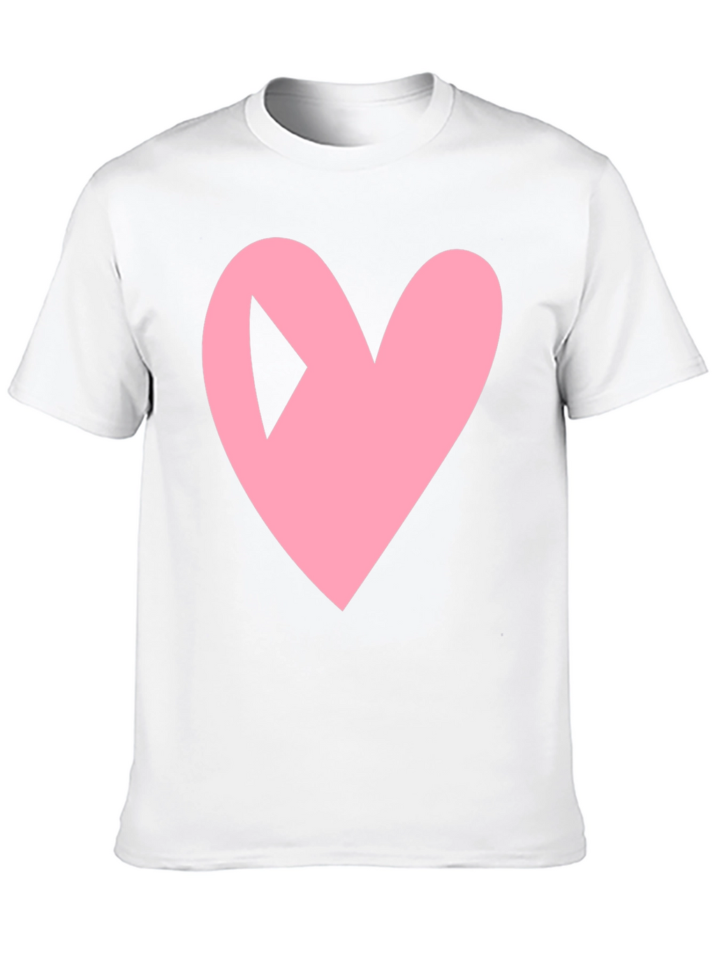 Heart Play Button Black Tee