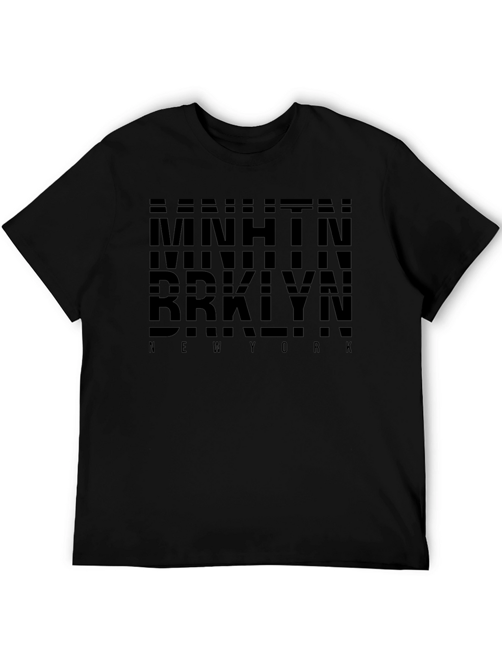 MNHNTN BRKLYN New York Black T-Shirt