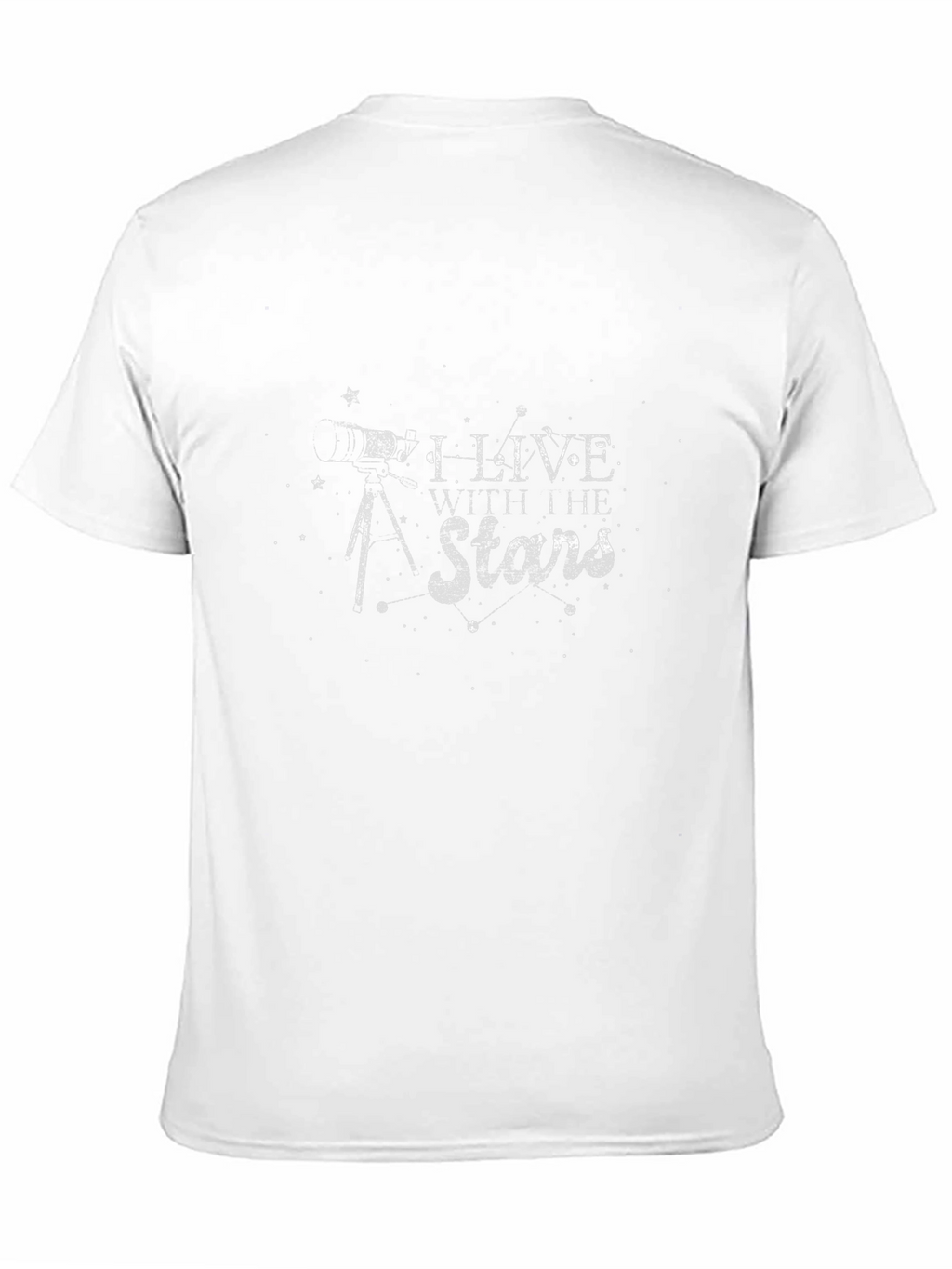 I Live With the Stars Black Graphic Tee