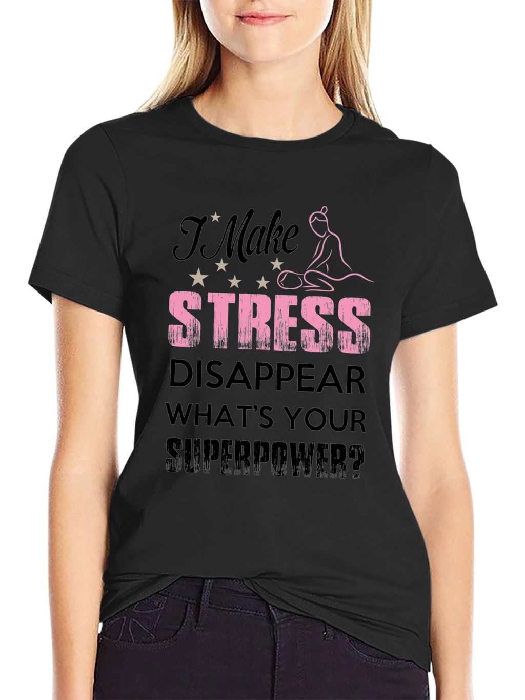 Stress Disappear T-Shirt | Massage Therapist Gift