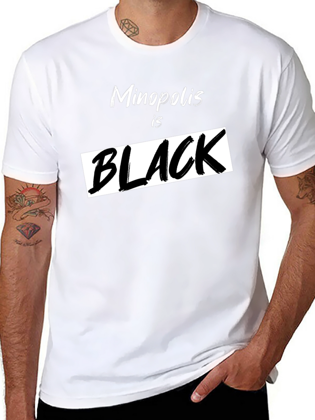 Minopolis is Black Graphic Tee - Unisex