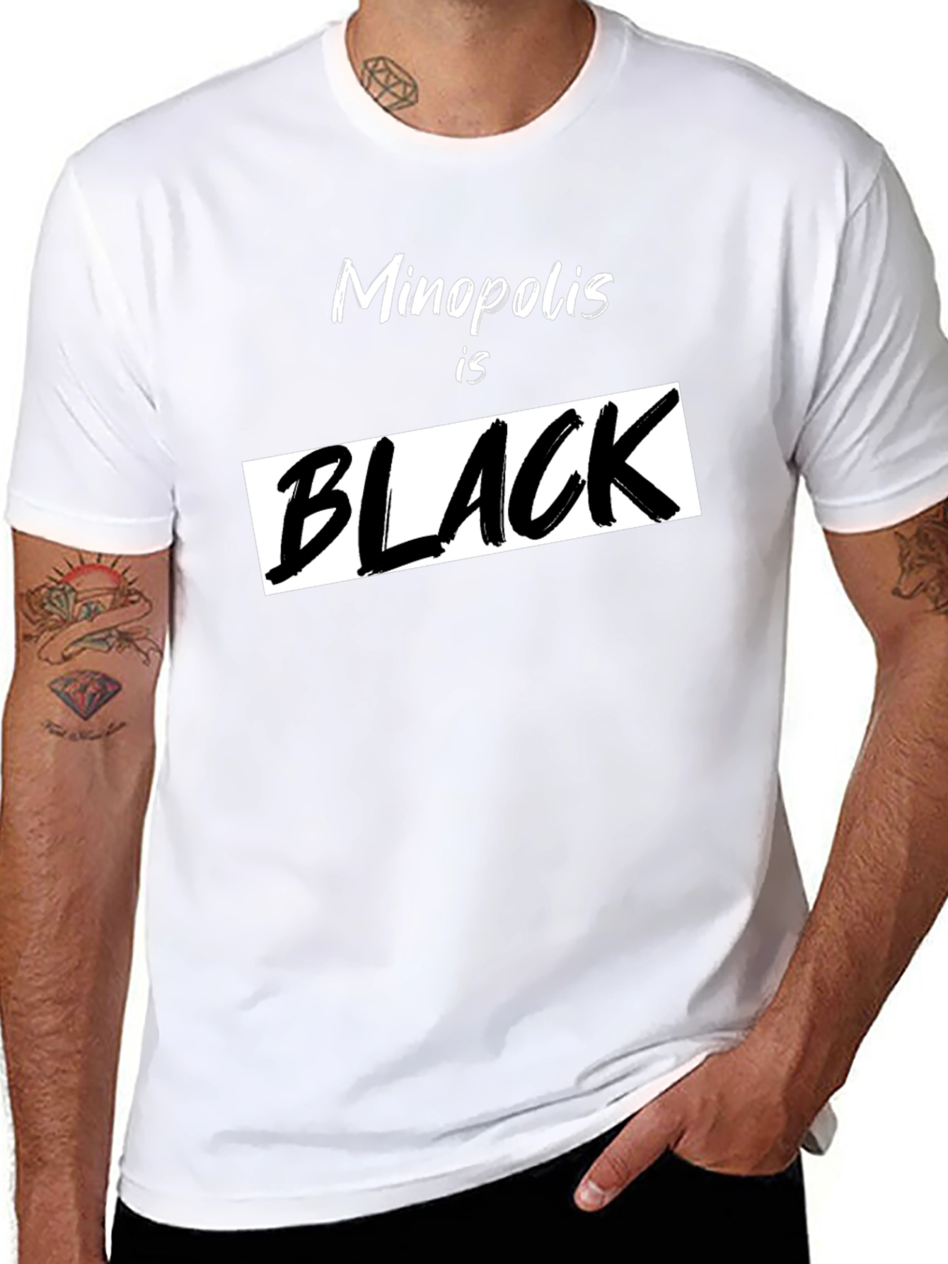 Minopolis is Black Graphic Tee - Unisex