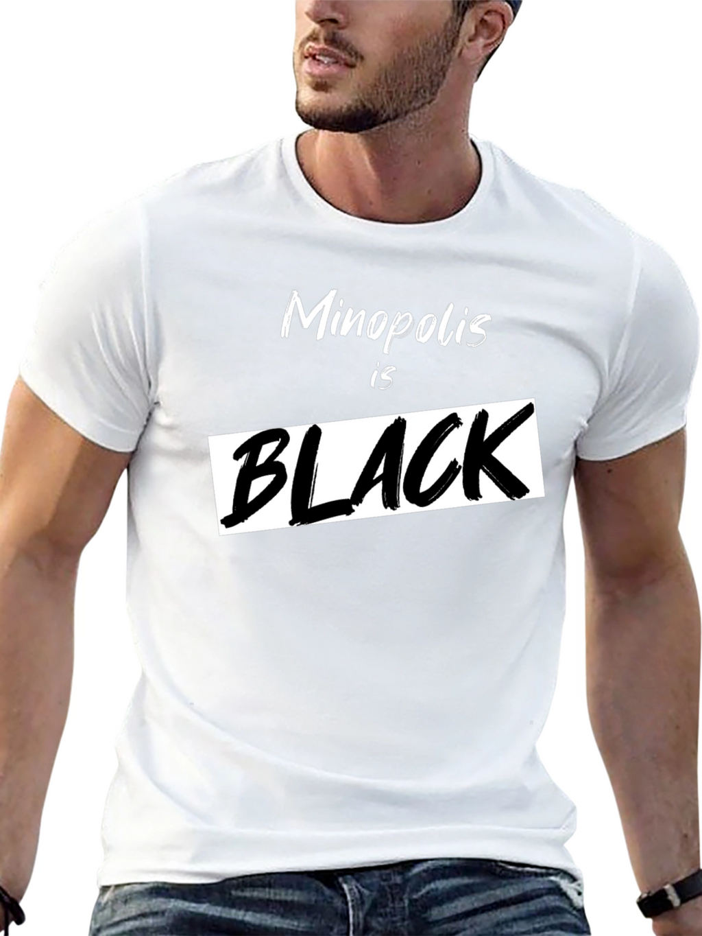 Minopolis is Black Graphic Tee - Unisex