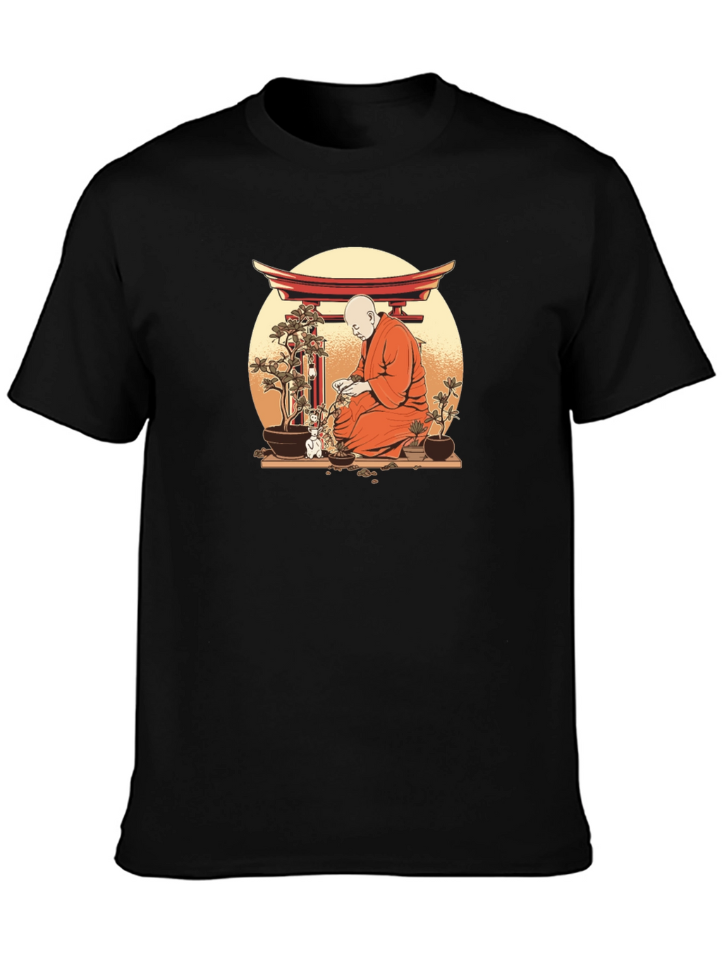 Zen Monk Bonsai T-Shirt