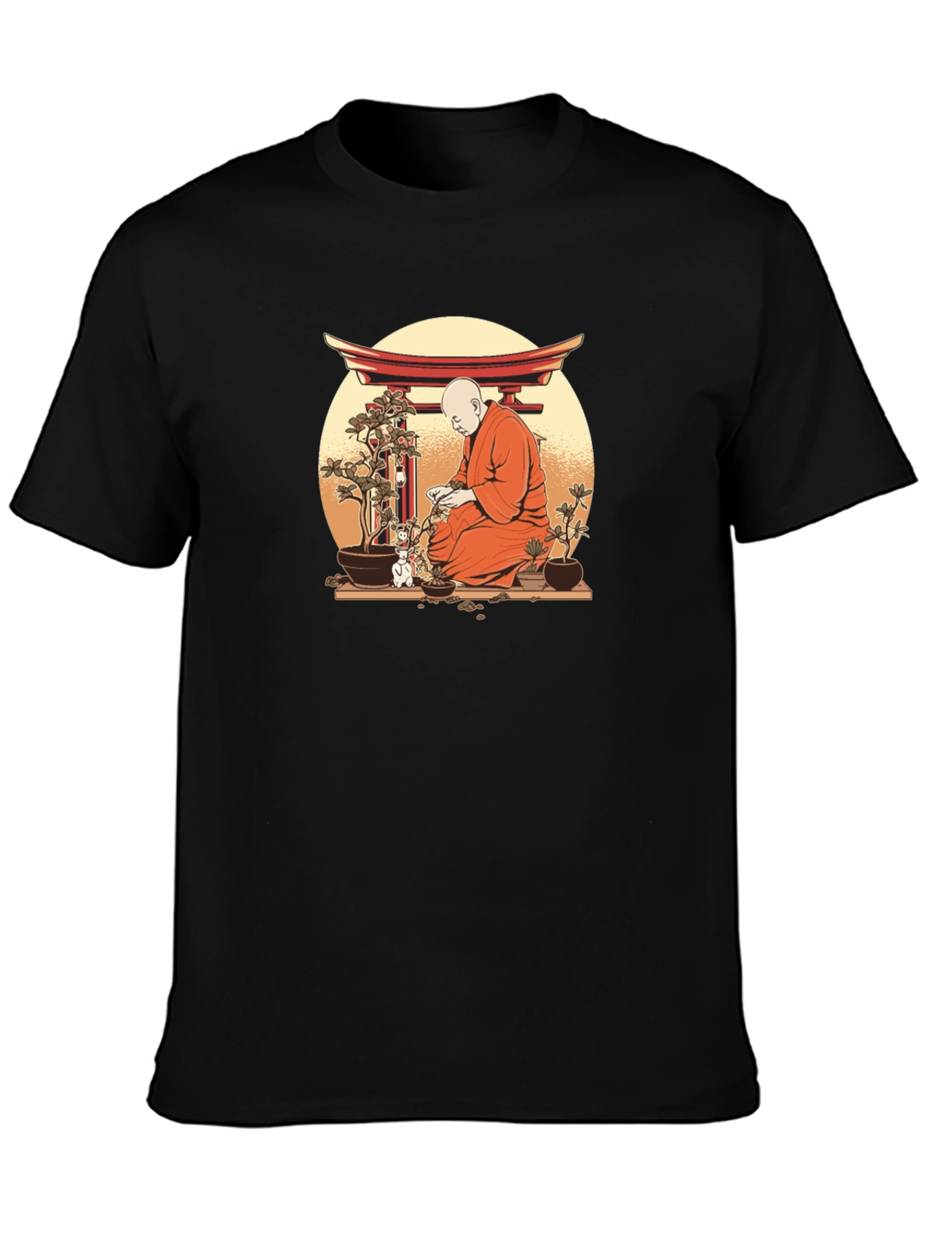 Zen Monk Bonsai T-Shirt