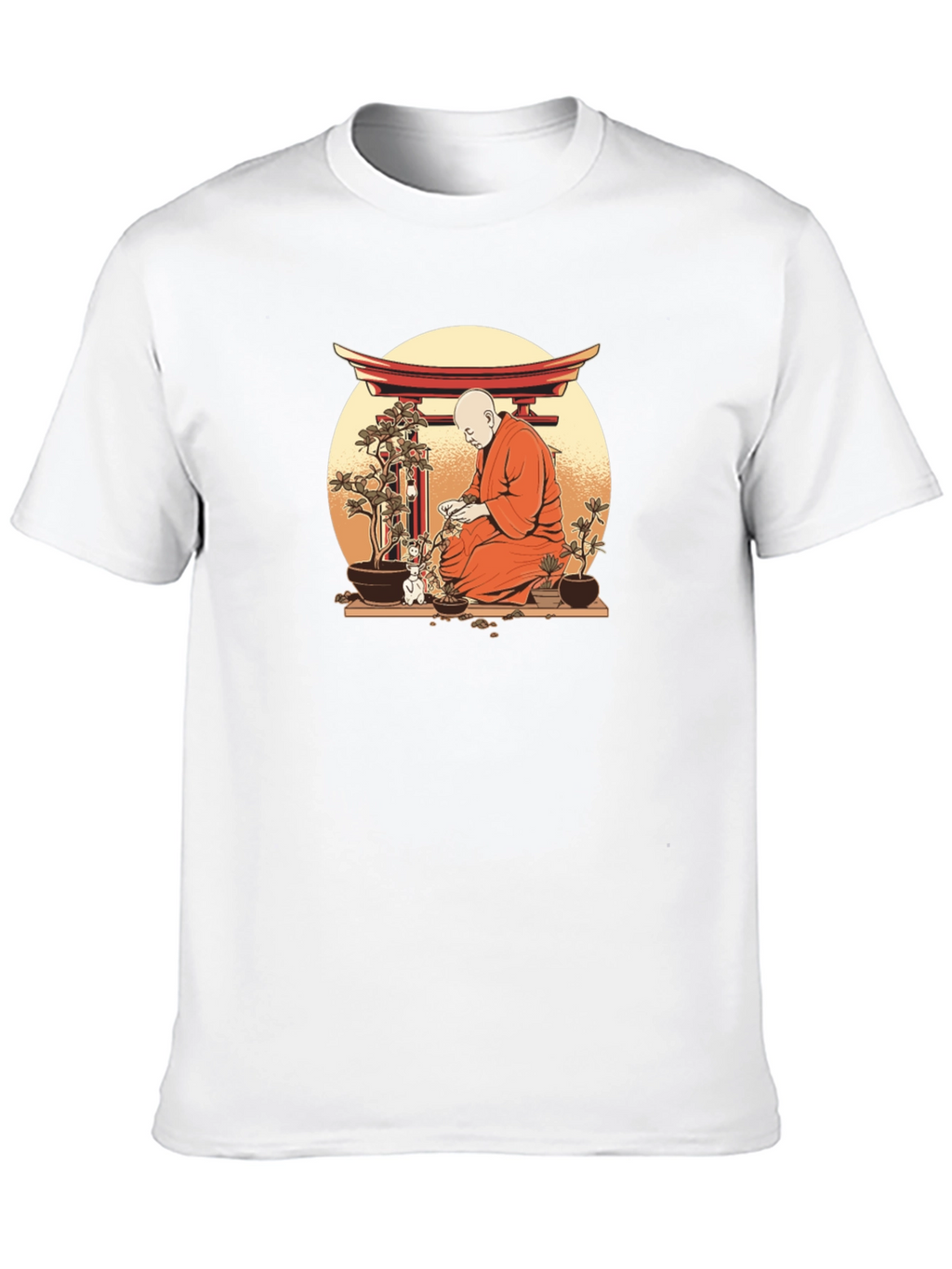 Zen Monk Bonsai T-Shirt