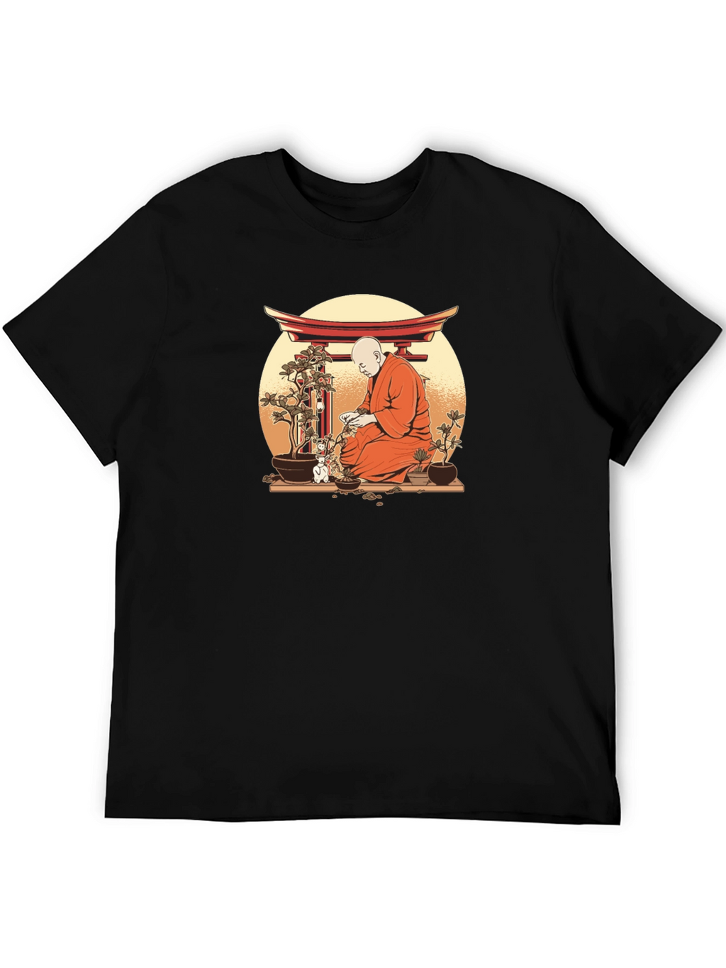 Zen Monk Bonsai T-Shirt