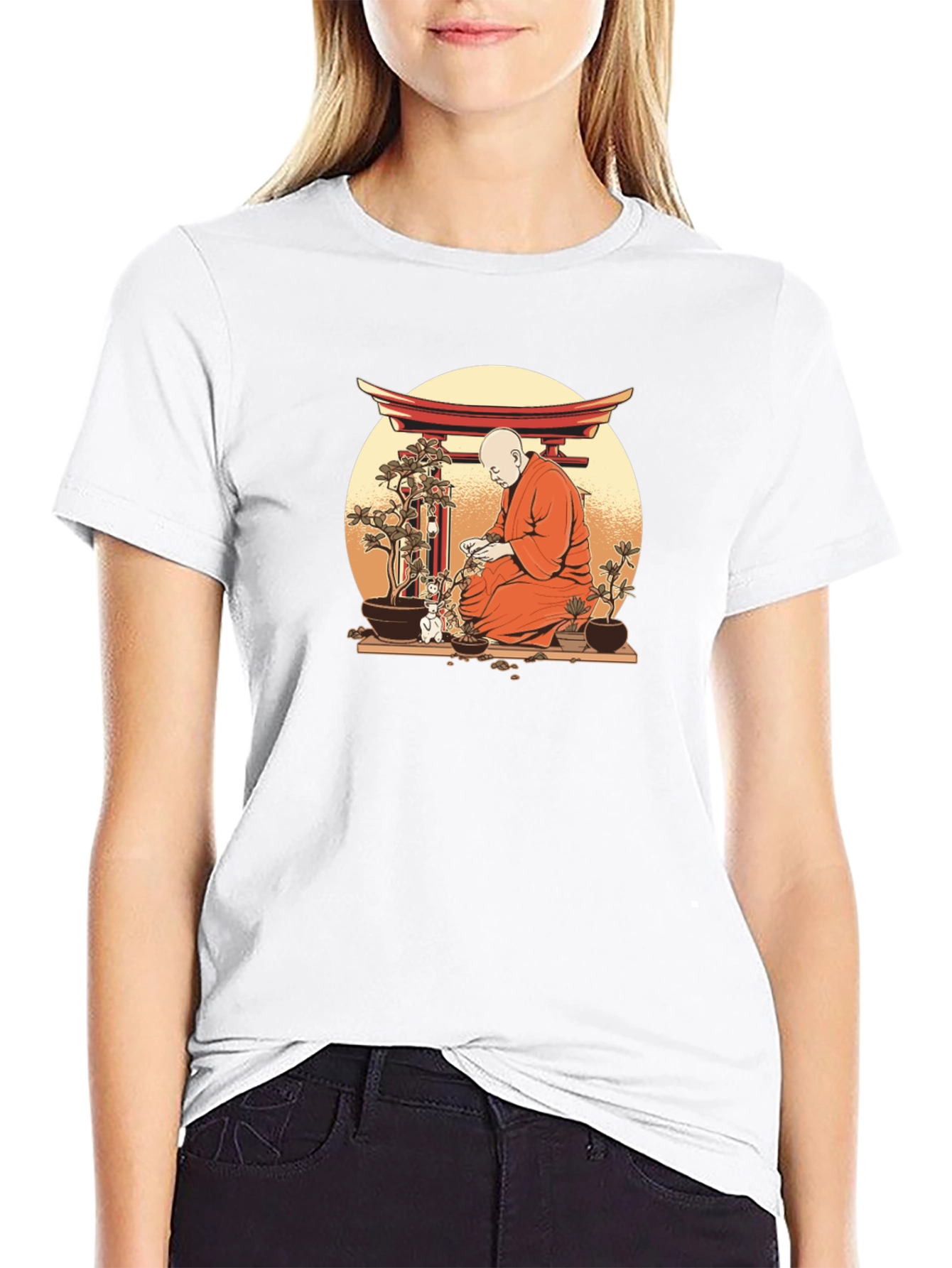Zen Monk Bonsai T-Shirt