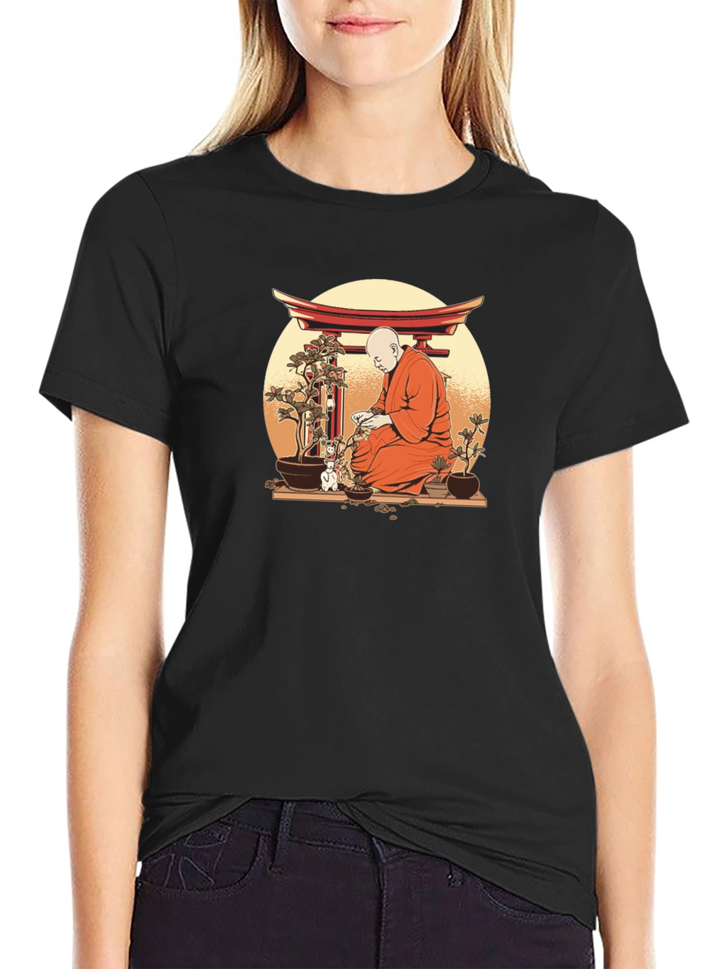 Zen Monk Bonsai T-Shirt