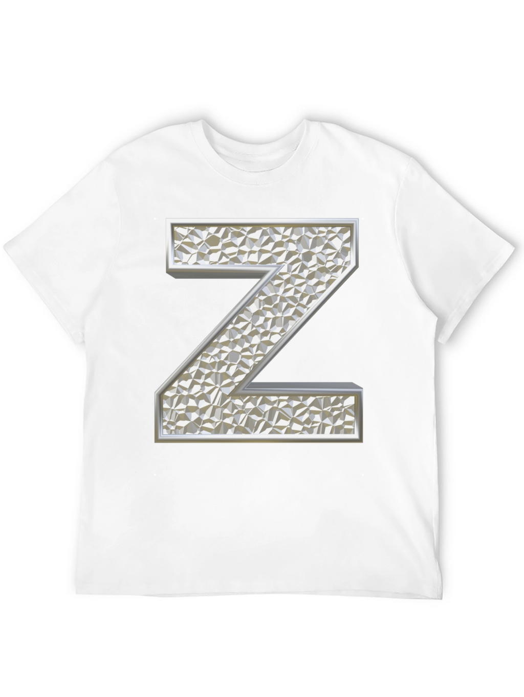 Abstract Letter Z Graphic T-Shirt