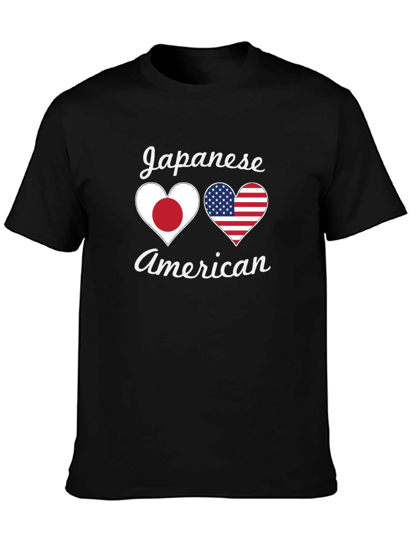 Japanese American Heart Flag T-Shirt