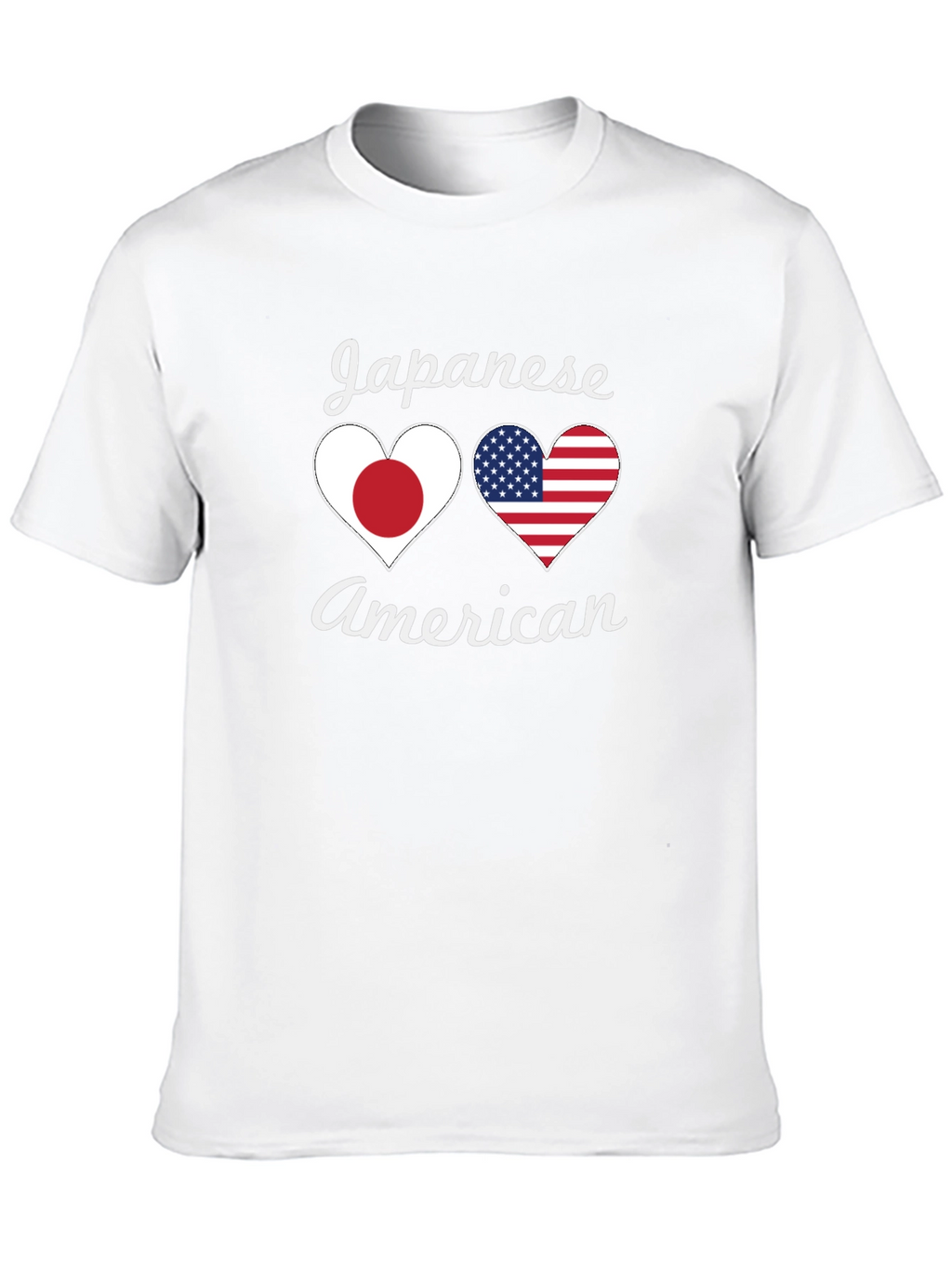 Japanese American Heart Flag T-Shirt