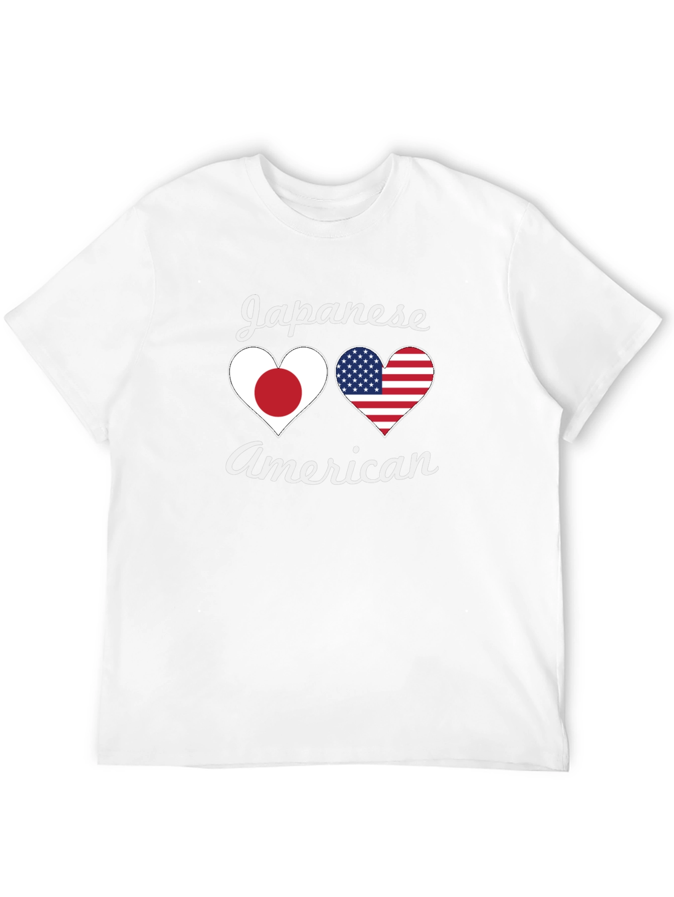 Japanese American Heart Flag T-Shirt