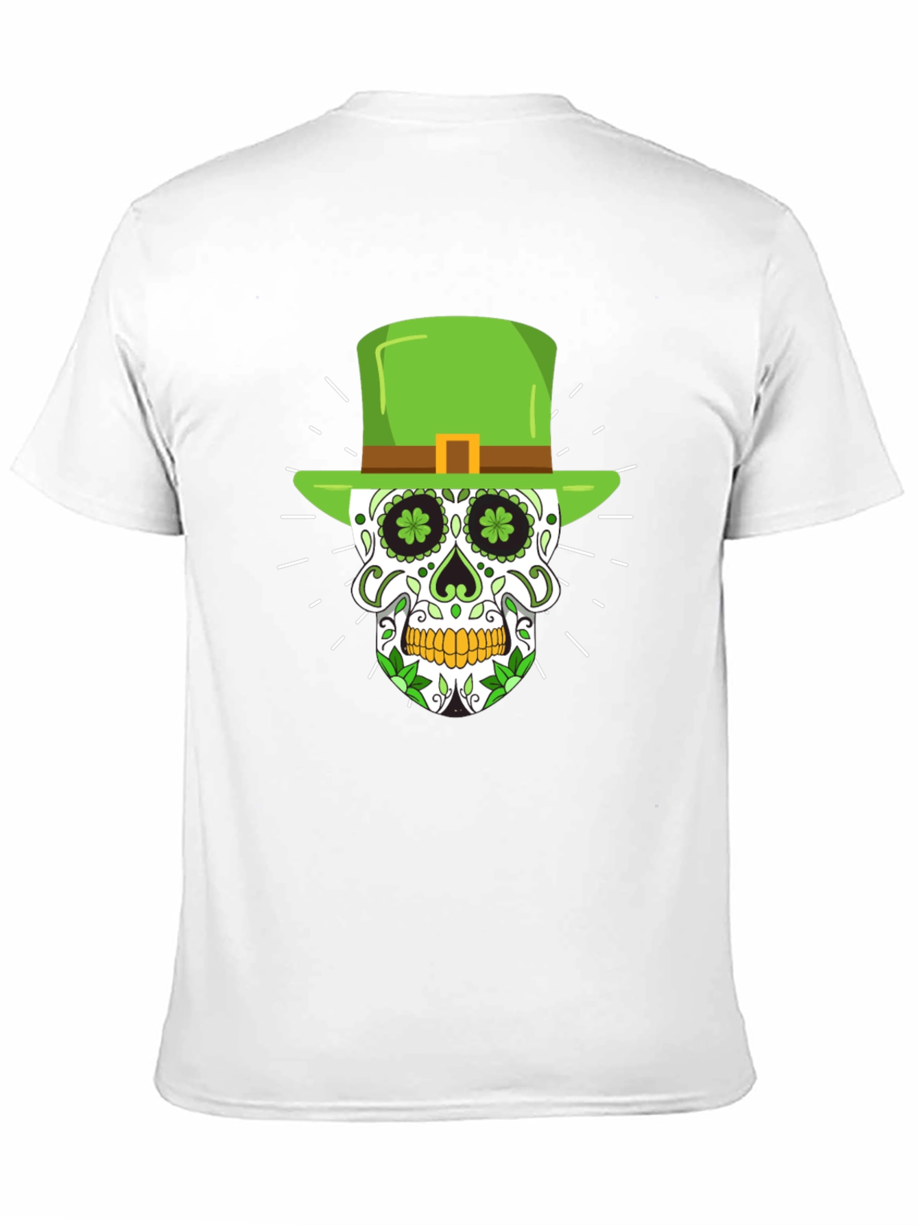 St. Patricks Day Skull Graphic Tee