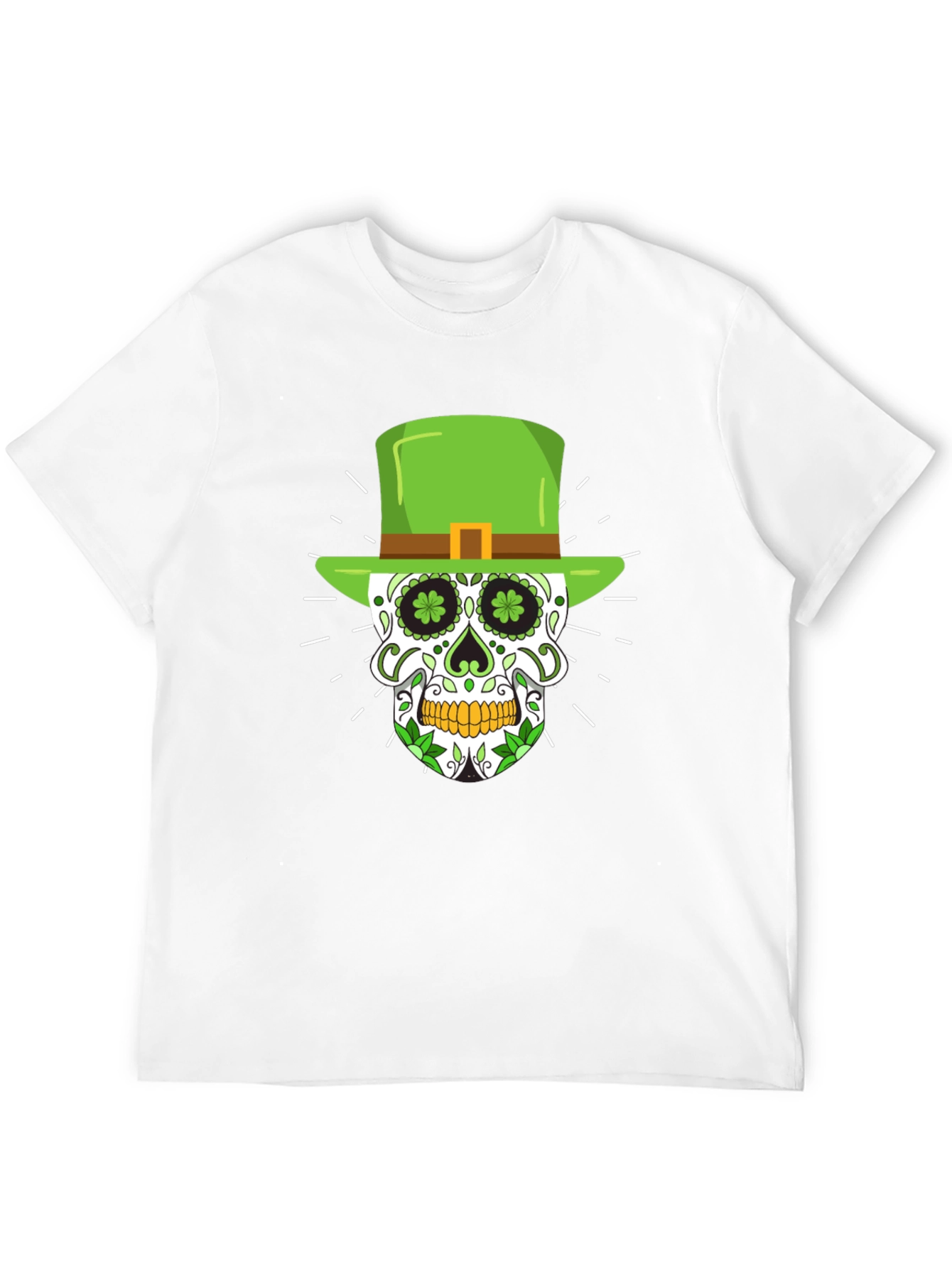 St. Patricks Day Skull Graphic Tee