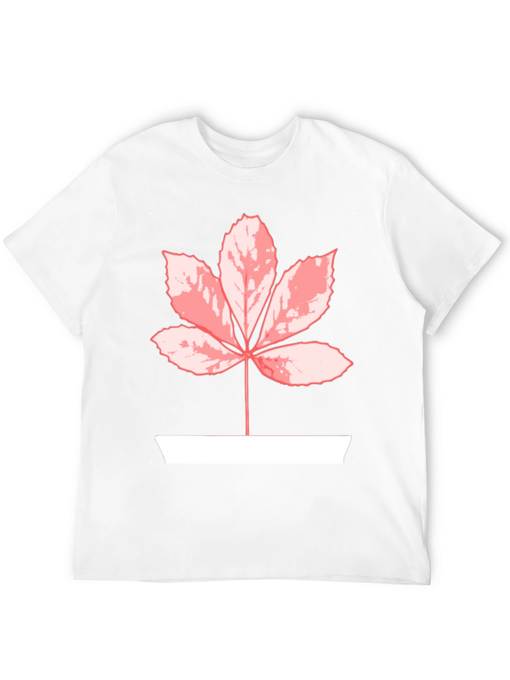 Leaf Graphic Tee - Black Casual Shirt