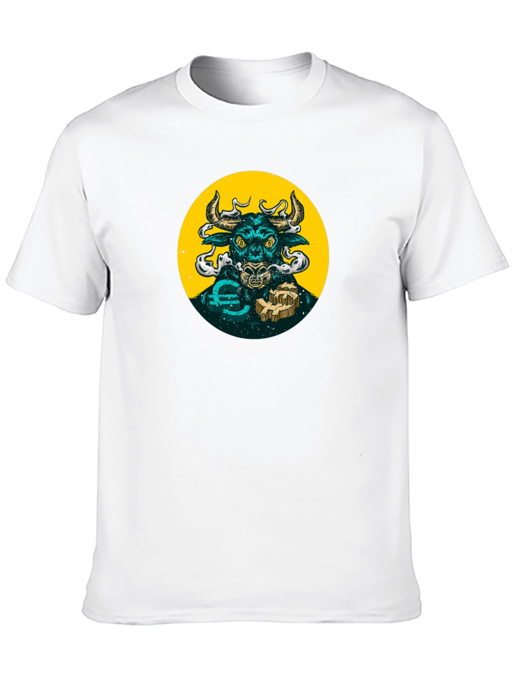 Bull Crypto T-Shirt - Black Graphic Tee